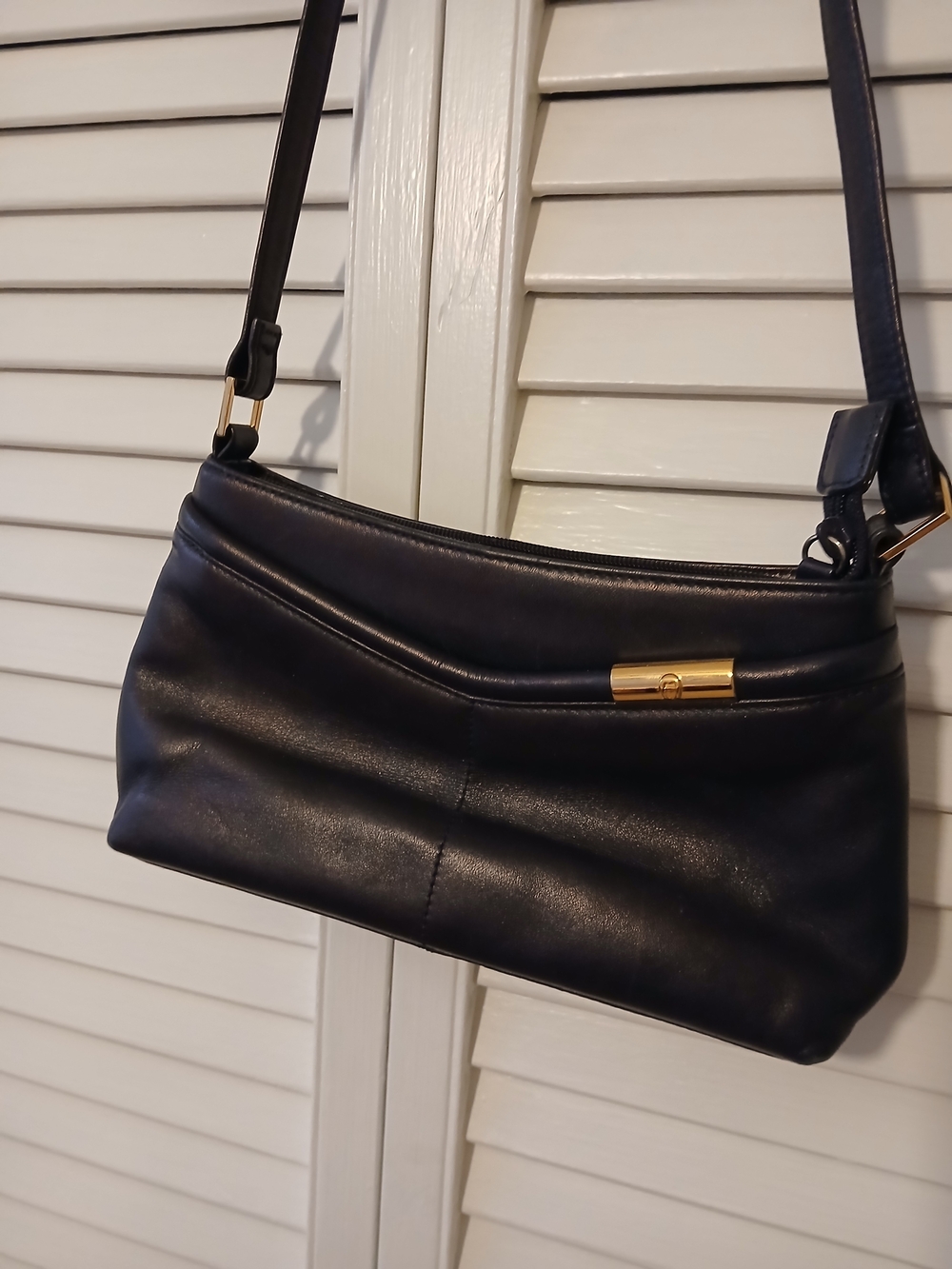 Etienne Aigner Black Shoulder Bag